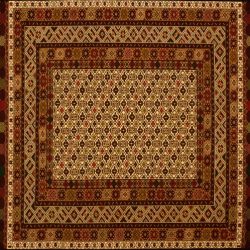 Balouch rectangular 4' 2" by 6' 4" rug with geometric pattern from Afghanistan