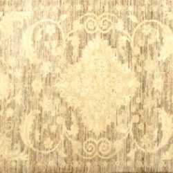 Ziegler runner 2' 7" by 7' 9" rug with floral pattern from Afghanistan